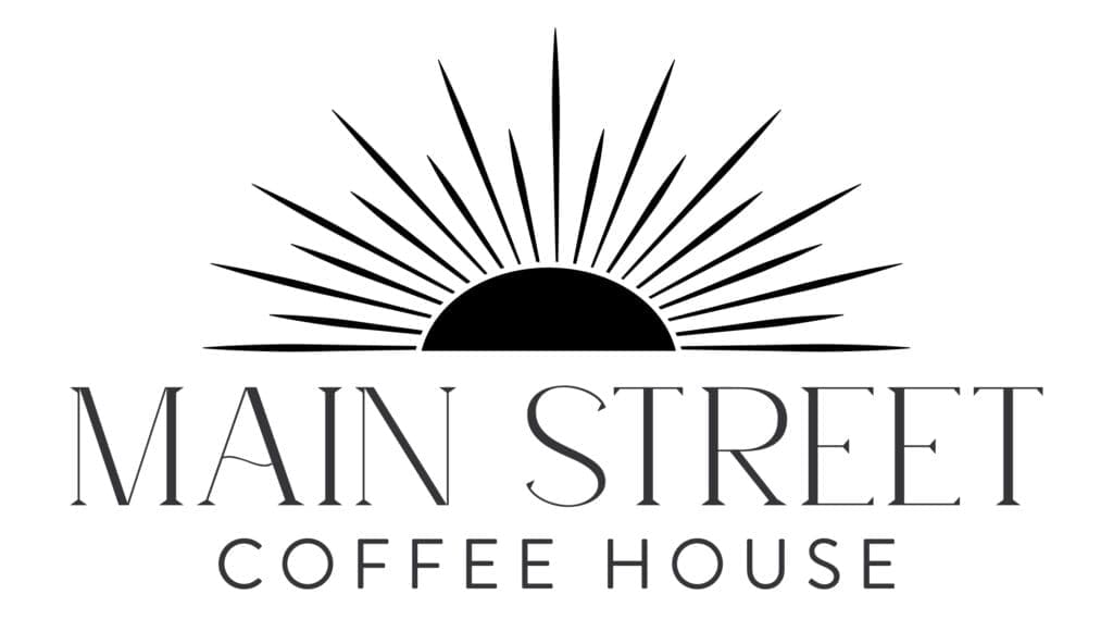 Main Street Coffee House logo white
