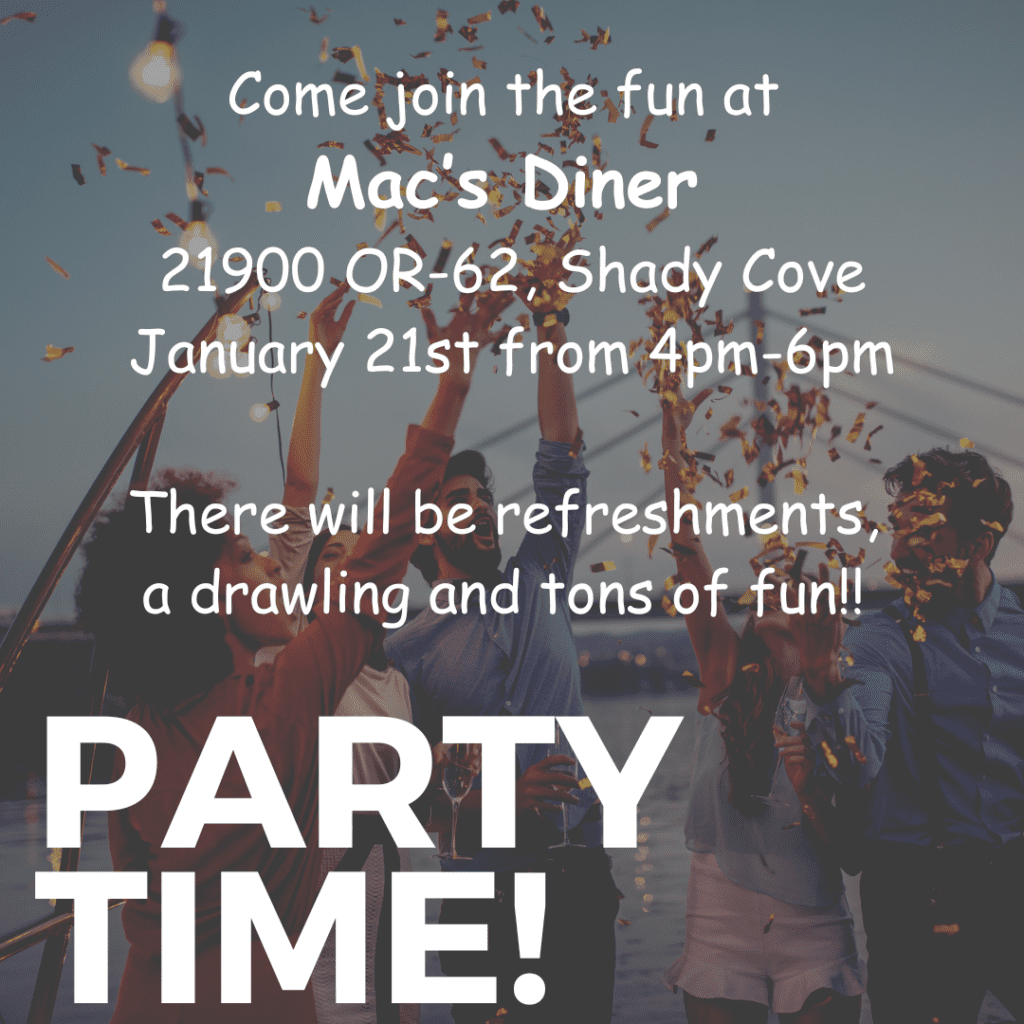 Come join the fun at Mac’s Dinner for the Evening Mixer