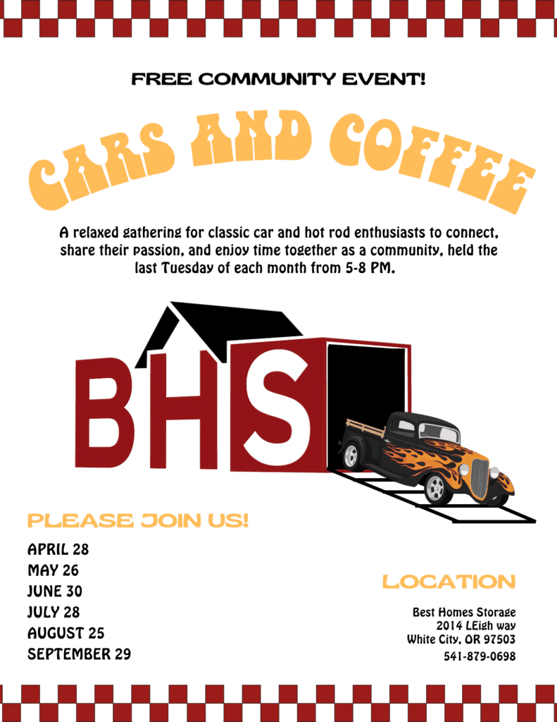 Blue Retro Car Service Flyer